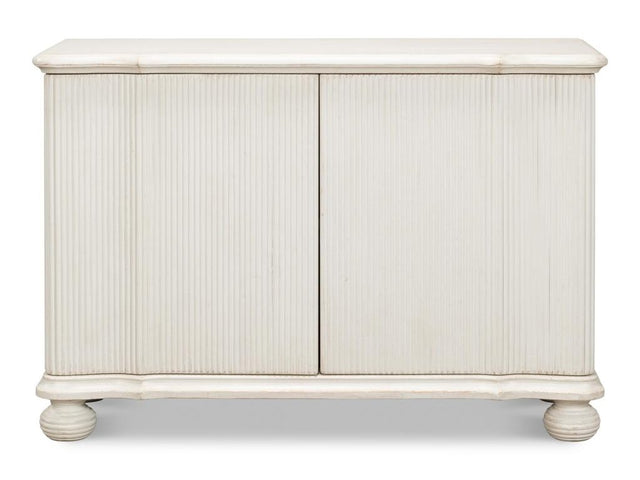 Astrid White Entrance Commode - Ornate Home