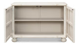 Astrid White Entrance Commode - Ornate Home