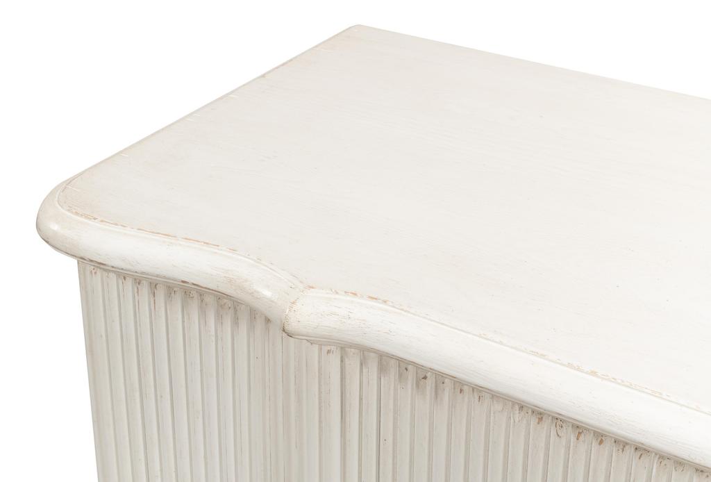Astrid White Entrance Commode - Ornate Home