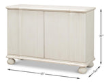 Astrid White Entrance Commode - Ornate Home