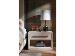 Astrid White Oak Drawer Nightstand - Ornate Home