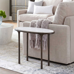Ata Dark Bronze Accent Table - Ornate Home