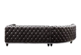 Atesis Dark Gray Velvet LAF Sectional Sofa - Ornate Home