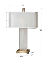 Athanas Alabaster Lamp - Ornate Home