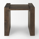 Athelia Dark Brown Wood Accent Table - Ornate Home