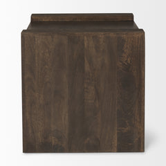Athelia Dark Brown Wood Accent Table - Ornate Home