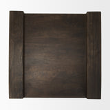 Athelia Dark Brown Wood Accent Table - Ornate Home