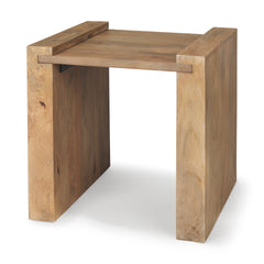 Athelia Light Brown Wood Accent Table - Ornate Home