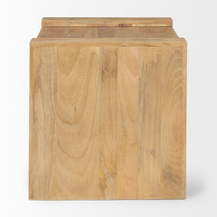 Athelia Light Brown Wood Accent Table - Ornate Home