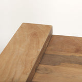 Athelia Light Brown Wood Accent Table - Ornate Home