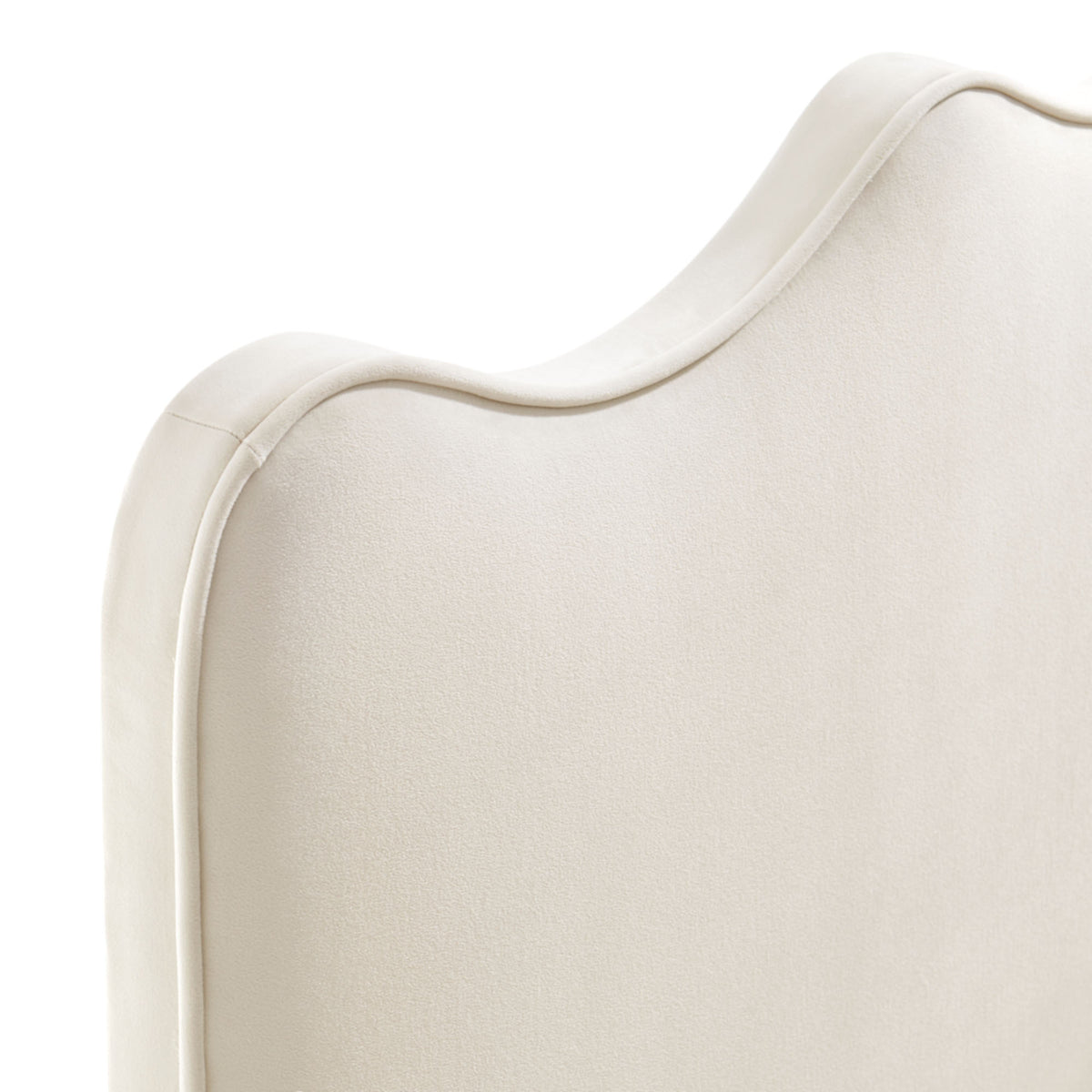 Athena Alabaster Stain-Resistant Performance Velvet Queen Size Headboard - Ornate Home