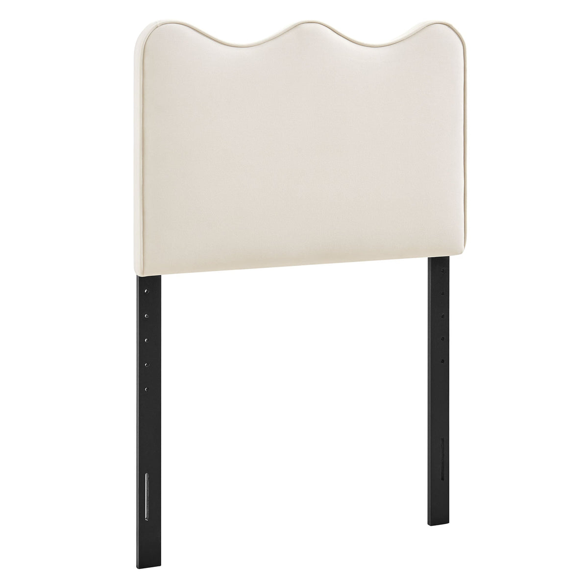 Athena Alabaster Stain-Resistant Performance Velvet Twin Size Headboard - Ornate Home