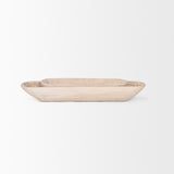 Athena Brown Extra Large Light-Wash Reclaimed Wood Trays (Set of 2) - Ornate Home