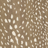 Athena Brown Giraffe Print Wool Rug - Ornate Home