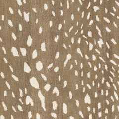 Athena Brown Giraffe Print Wool Rug - Ornate Home