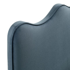 Athena Cadet Blue Stain-Resistant Performance Velvet Full Size Headboard - Ornate Home