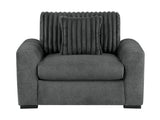 Athena Dark Gray Chair - Ornate Home