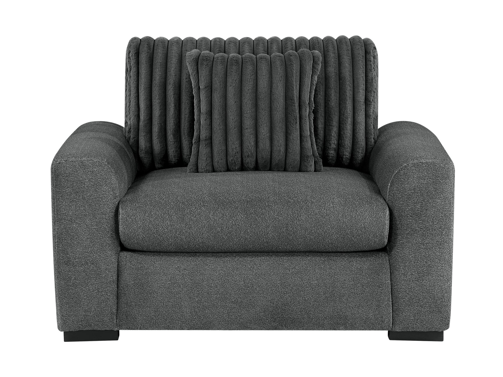 Athena Dark Gray Chair - Ornate Home