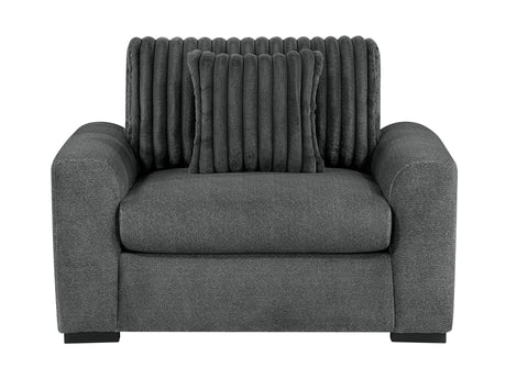 Athena Dark Gray Chair - Ornate Home