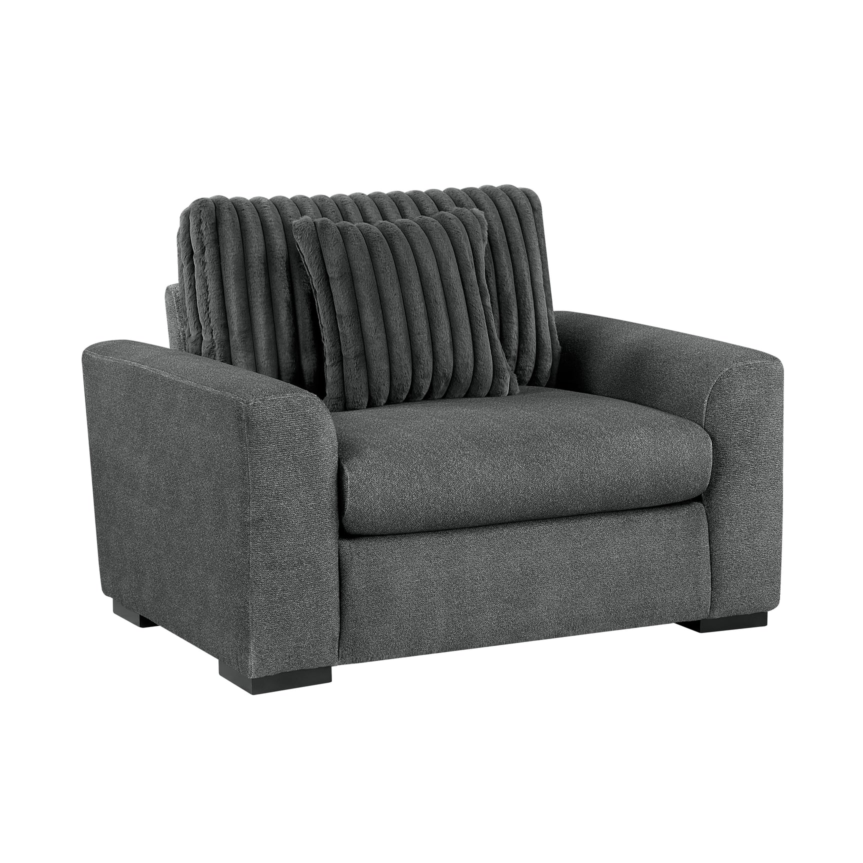Athena Dark Gray Chair - Ornate Home