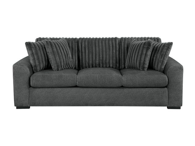 Athena Dark Gray Sofa - Ornate Home
