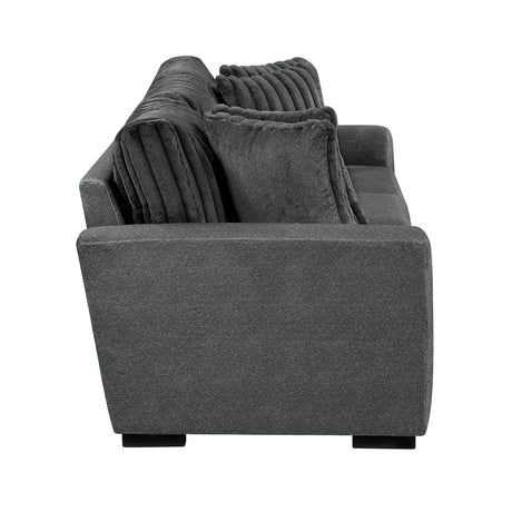 Athena Dark Gray Sofa - Ornate Home