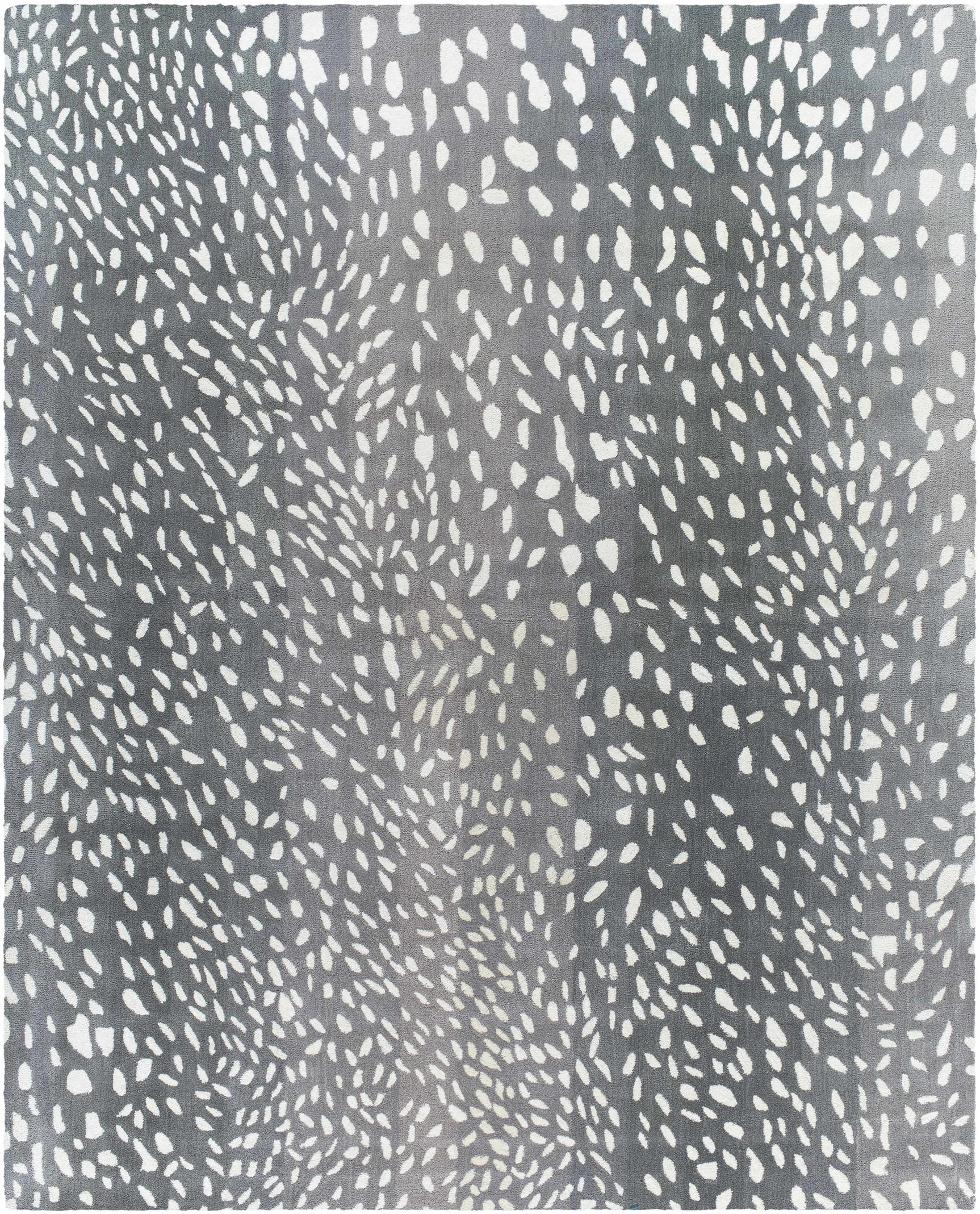 Athena Gray Giraffe Print Wool Rug - Ornate Home