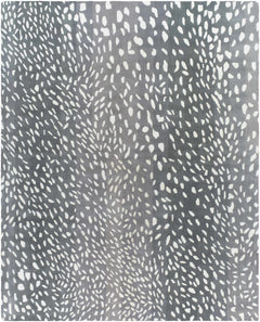 Athena Gray Giraffe Print Wool Rug - Ornate Home