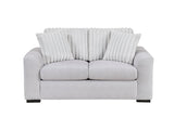 Athena Gray Loveseat - Ornate Home