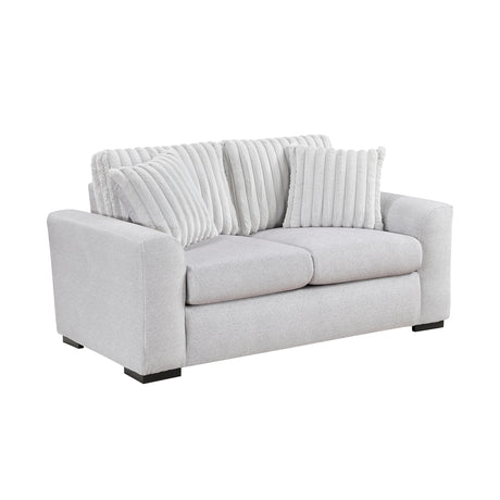 Athena Gray Loveseat - Ornate Home