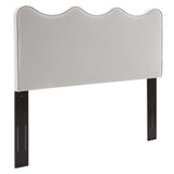 Athena Light Gray Performance Velvet King/California King Headboard - Ornate Home