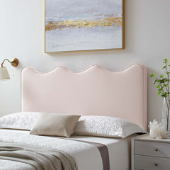 Athena Pink Performance Velvet Full/Queen Headboard - Ornate Home