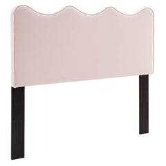 Athena Pink Performance Velvet Twin Headboard - Ornate Home