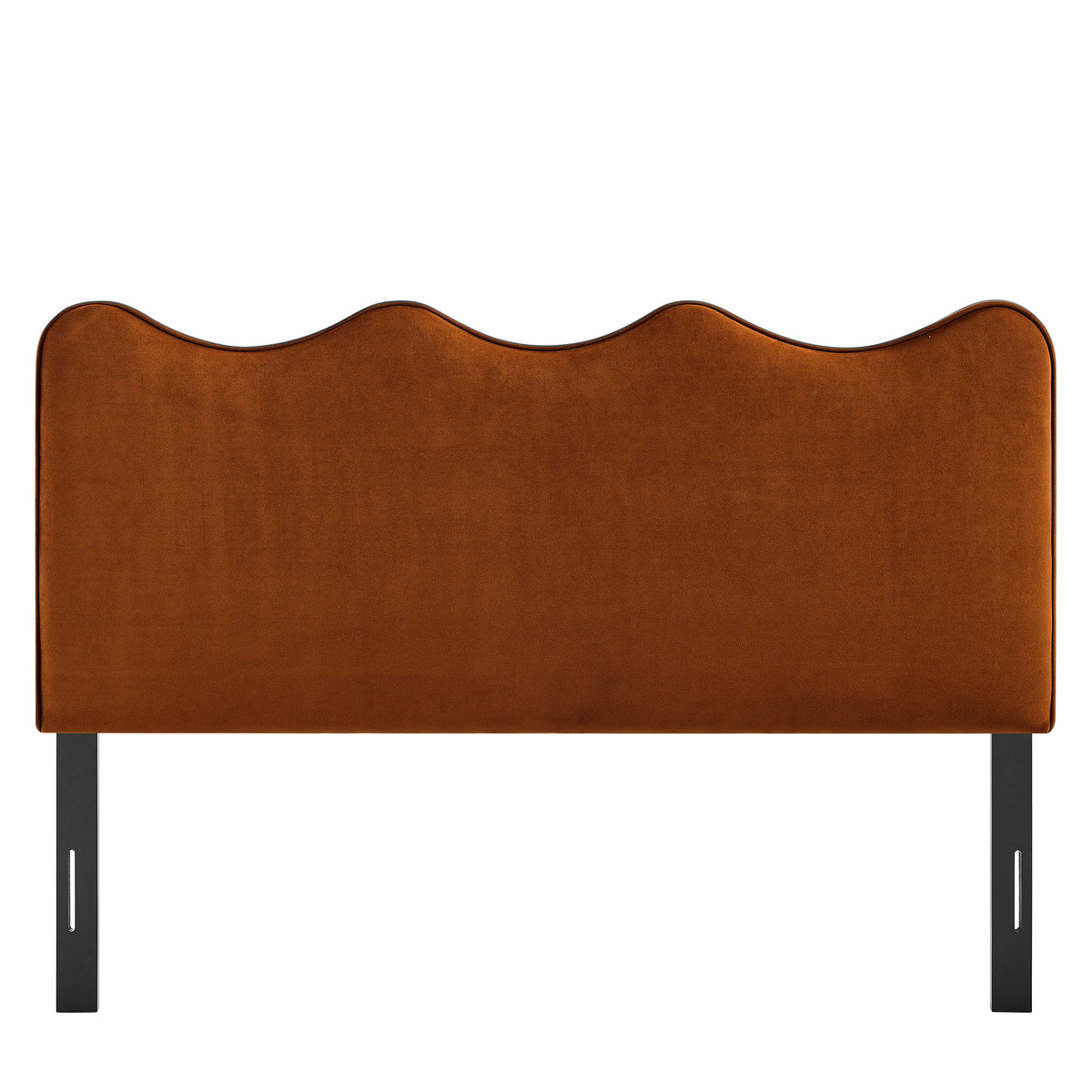 Athena Rust Stain-Resistant Performance Velvet King Size Headboard - Ornate Home