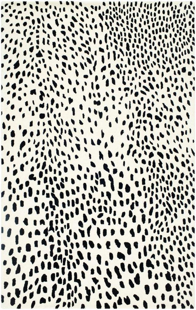 Athena White Giraffe Print Wool Rug - Ornate Home