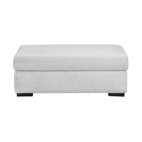 Athena White Ottoman - Ornate Home