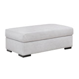 Athena White Ottoman - Ornate Home