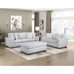 Athena White Ottoman - Ornate Home