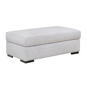 Athena White Ottoman - Ornate Home