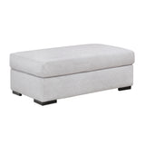Athena White Ottoman - Ornate Home