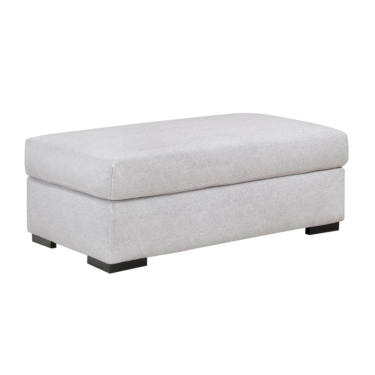 Athena White Ottoman - Ornate Home