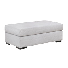 Athena White Ottoman - Ornate Home