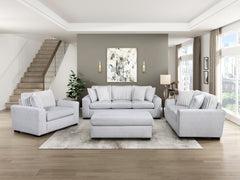 Athena White Ottoman - Ornate Home