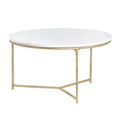 Athens White/Gold Cocktail Table - Ornate Home