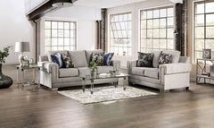 Atherstone Light Gray Loveseat - Ornate Home