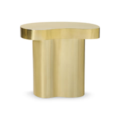Atico Brass/Gold Side Table - Ornate Home