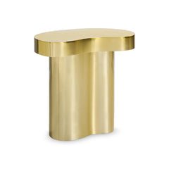 Atico Brass/Gold Side Table - Ornate Home