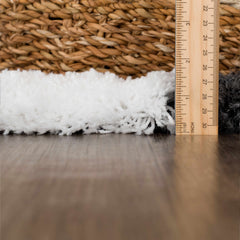 Atira Black & White Checkered Area Rug - Ornate Home