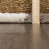 Atira Brown Checkered Area Rug - Ornate Home