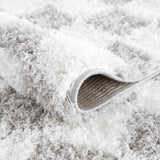 Atira Gray Checkered Area Rug - Ornate Home